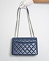 Beauty Lock Flap Bag, back view